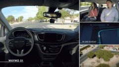 人类汗青上初次完全无人的谷歌无人车上了！